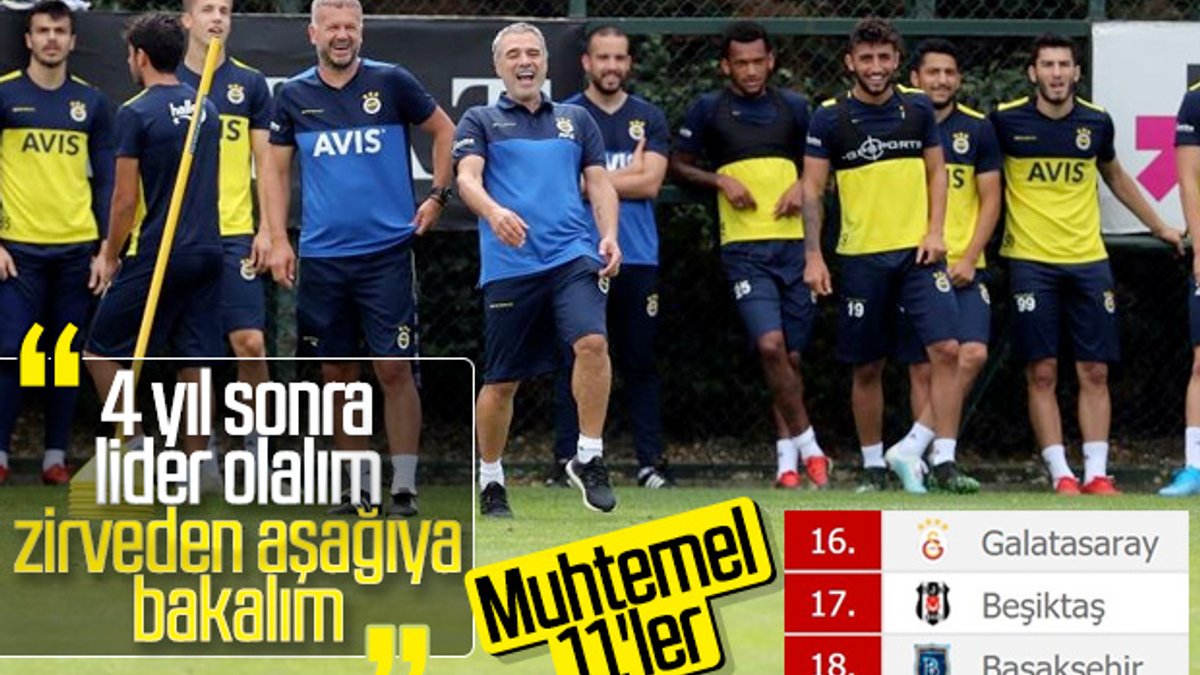 Fenerbahçe-Gazişehir Gaziantep maçının muhtemel 11'leri