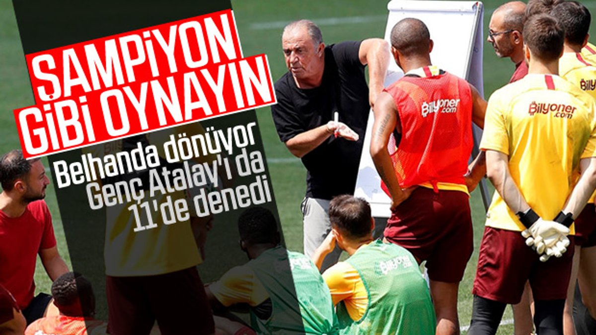 Fatih Terim'in Kayserispor maçı 11'i