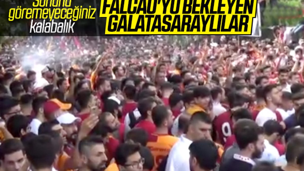 Galatasaray taraftarı Falcao'yu bekliyor