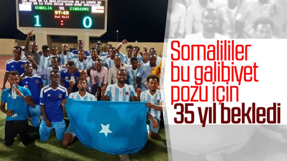 Somali 35 yıl sonra maç kazandı