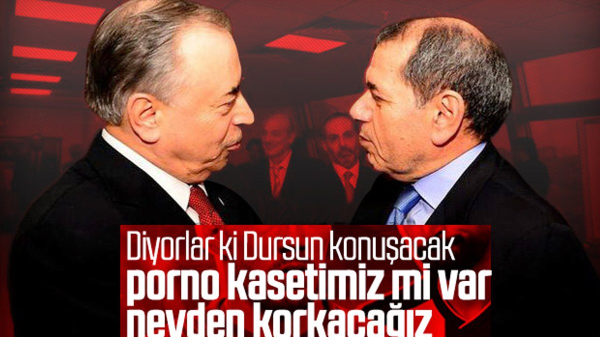 Dursun Özbek: Mustafa Cengiz 9 aydır paramı vermiyor