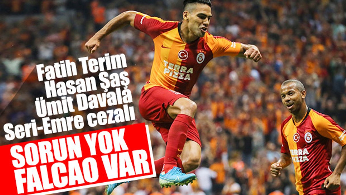 Galatasaray Falcao'yla kazandı