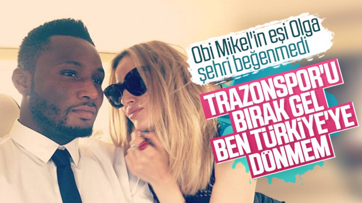 Trabzonspor'da Obi Mikel krizi yaşanıyor