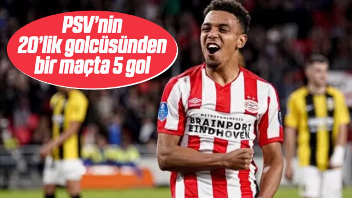PSV Eindhoven 20'lik golcüsüyle farklı kazandı