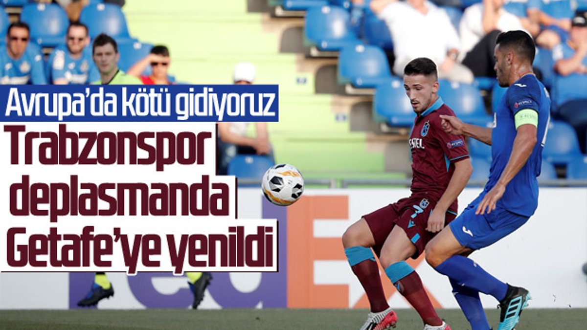 Trabzonspor, Getafe'den eli boş döndü