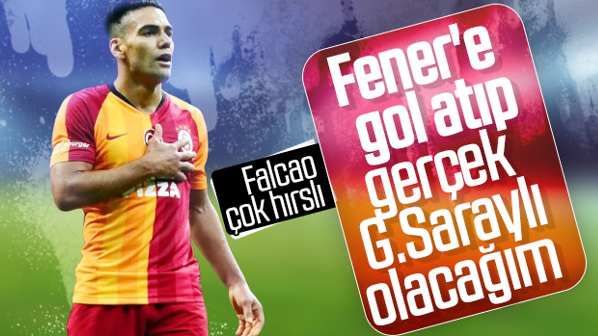 Falcao: Fenerbahçe'ye gol atmanın önemini biliyorum