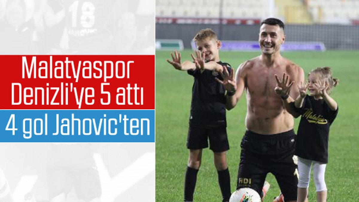 Malatyaspor evinde Denizlispor'a 5 gol attı