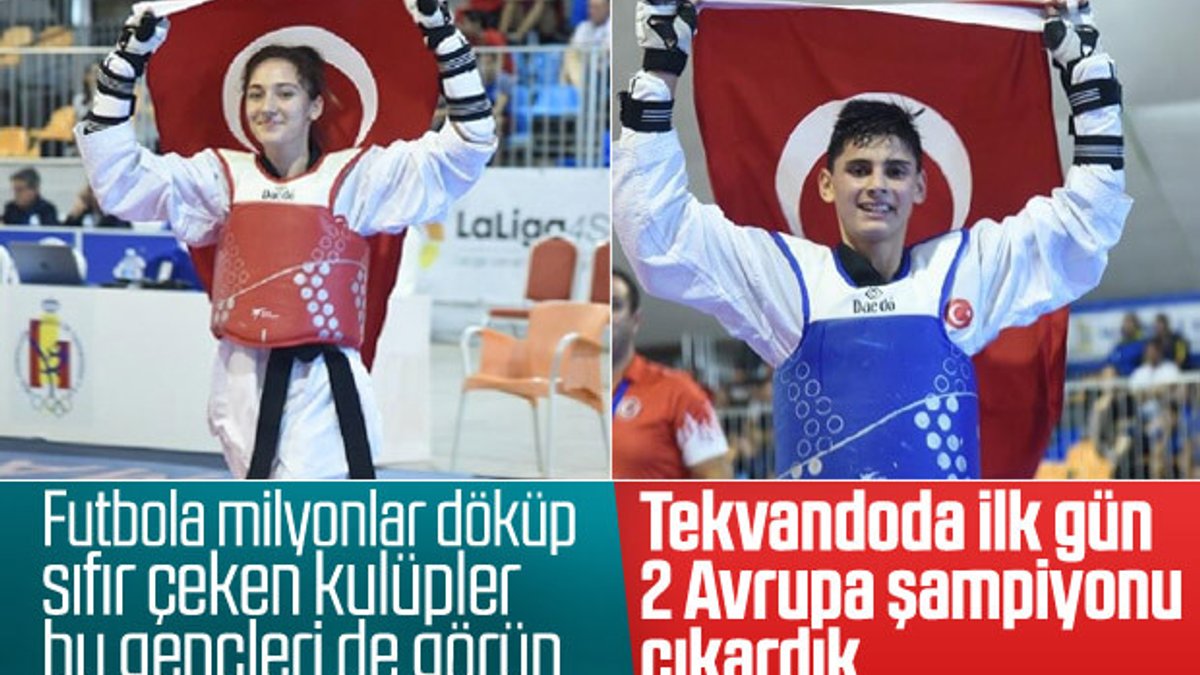 Avrupa Gençler Tekvando Şampiyonasında ilk gün 2 altın