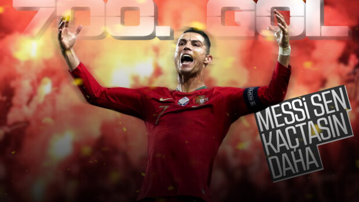 Ronaldo 700'üncü golünü attı