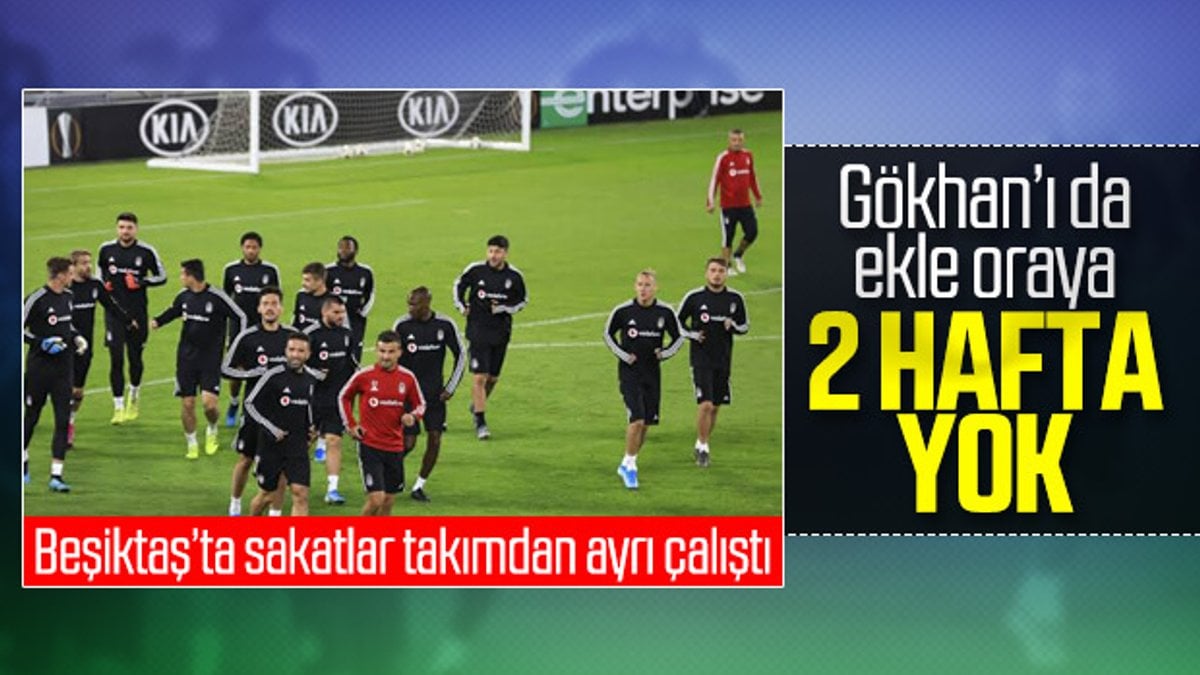 Beşiktaş'ta Gökhan Gönül sakatlandı