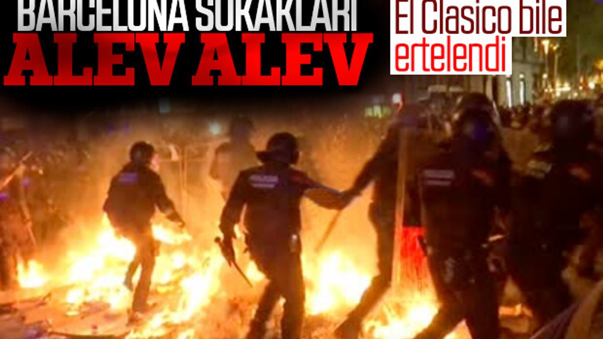 El Clasico'ya sokak olayları engeli