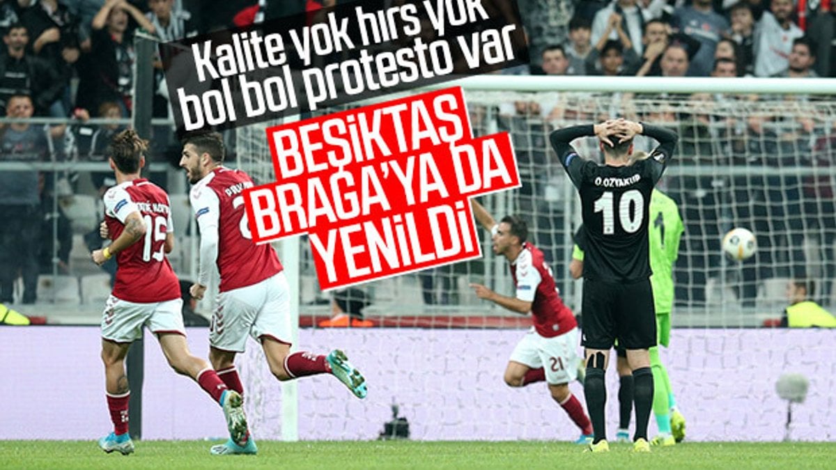Beşiktaş yine mağlup oldu