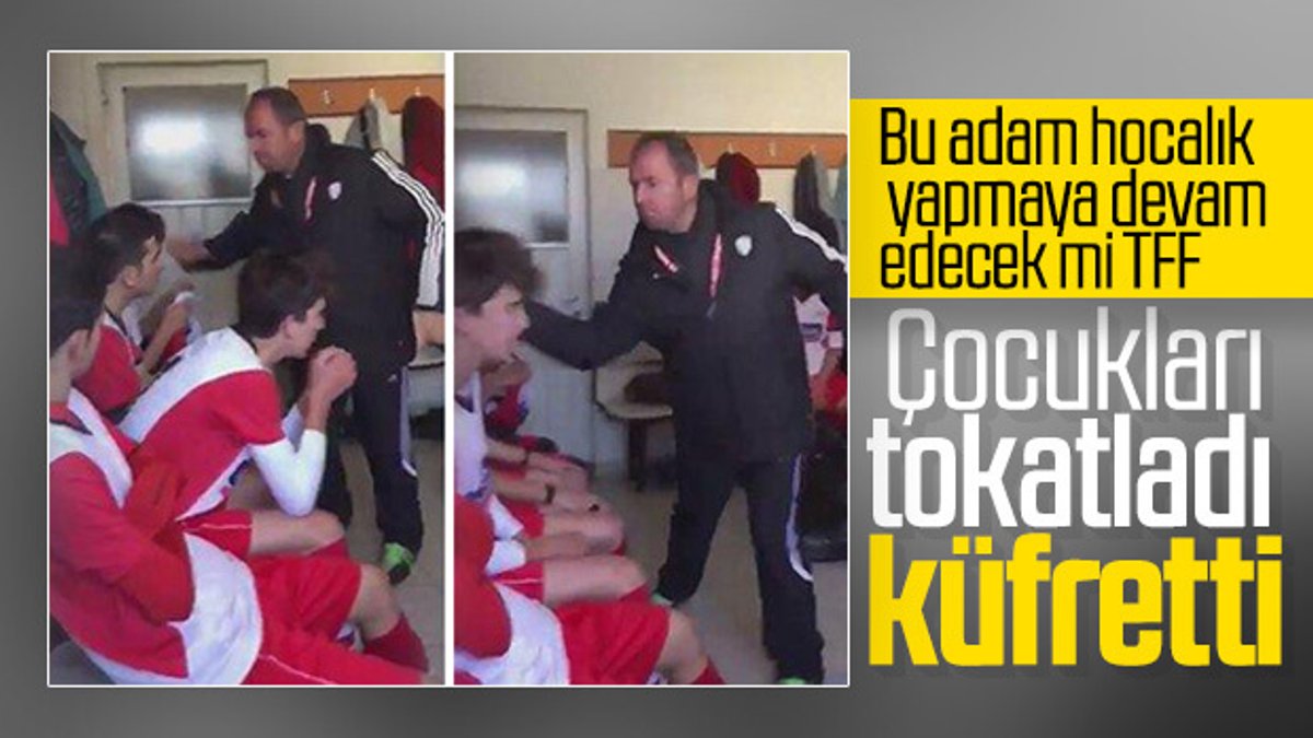 Soyunma odasında oyuncularını döven hoca