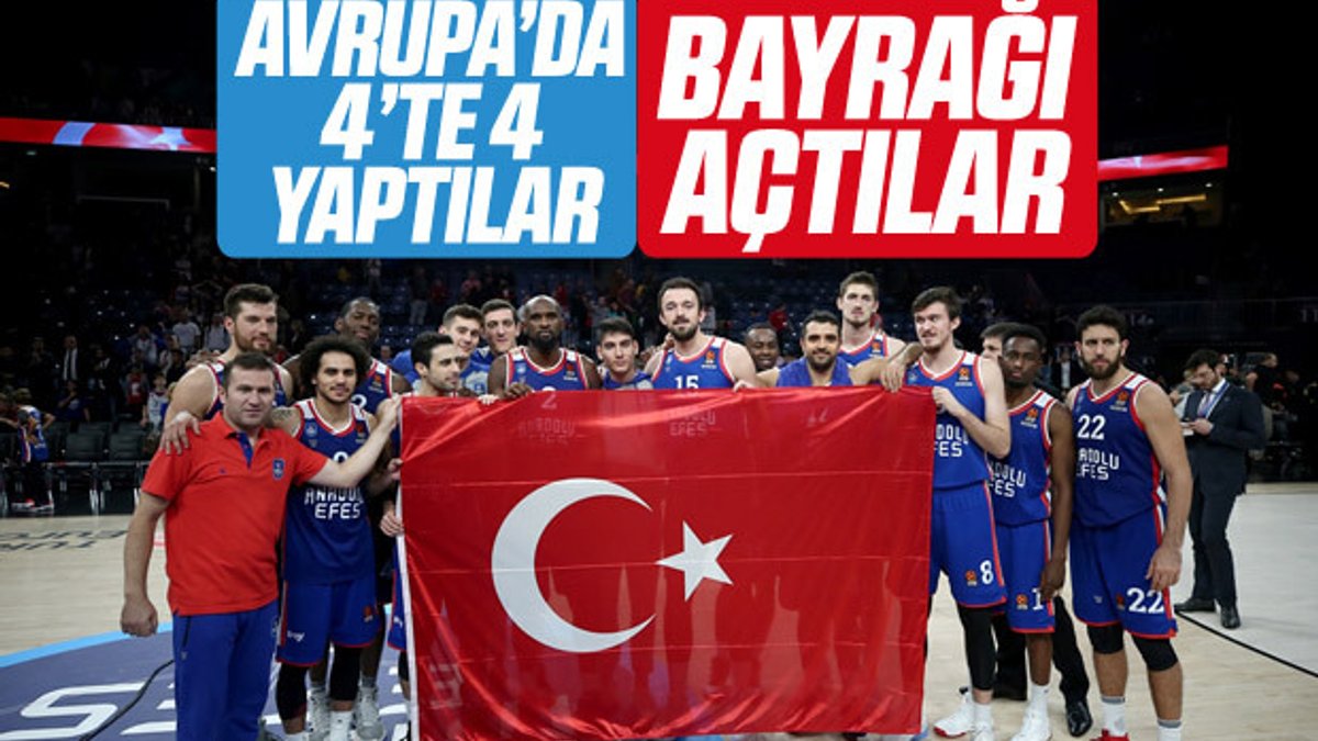 Anadolu Efes Avrupa Ligi'nde Kızılyıldız'ı yendi