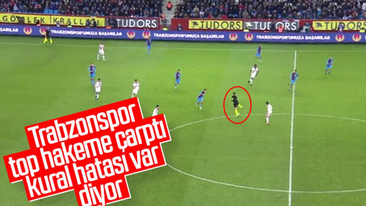 Trabzonspor'dan kural hatası itirazı