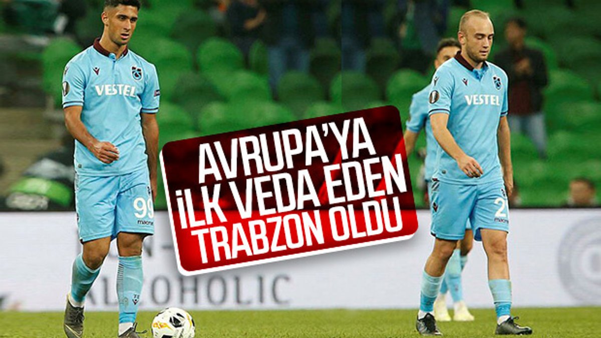 Trabzonspor Avrupa defterini kapattı