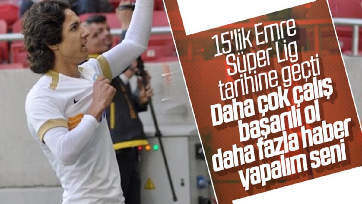 Emre Demir, Süper Lig'in en genç golcüsü