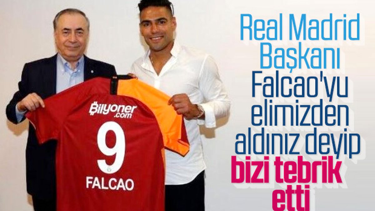 Mustafa Cengiz: Falcao, Real Madrid'i reddetti