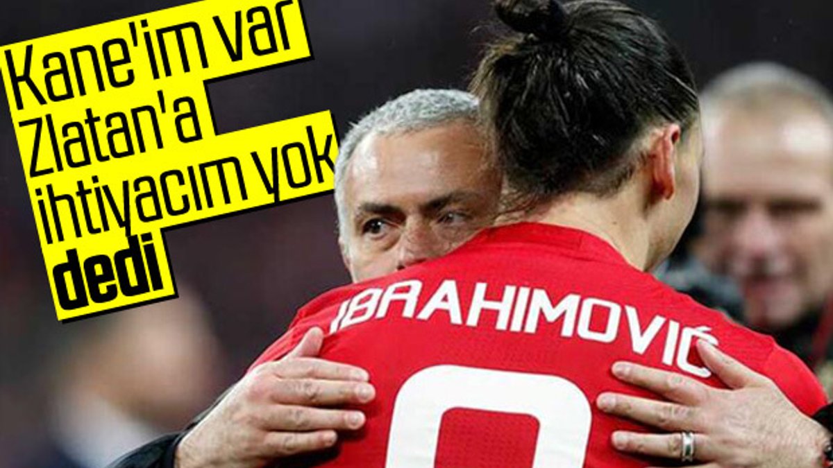 Mourinho, İbrahimovic söylentilerine noktayı koydu