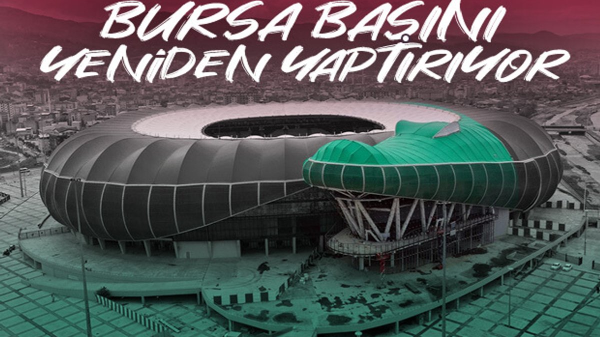 Bursaspor stadın başını yeniden yaptırıyor