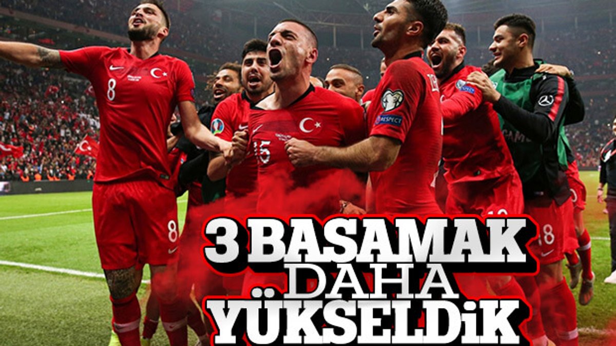 Türkiye, FIFA dünya sıralamasında 29'unculuğa yükseldi
