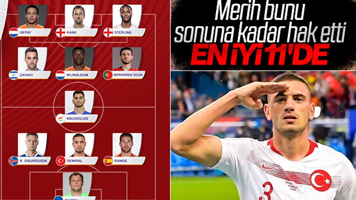 Merih Demiral, EURO 2020'nin en iyileri arasında
