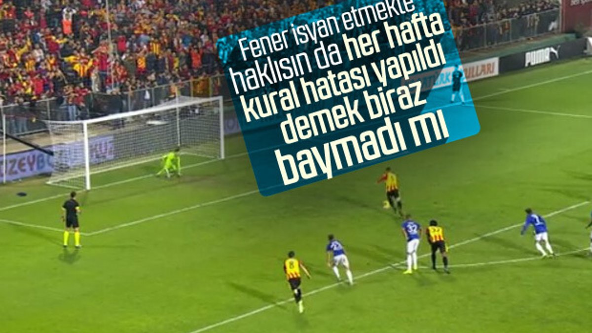 Fenerbahçe yine kural hatası yapıldı diyor
