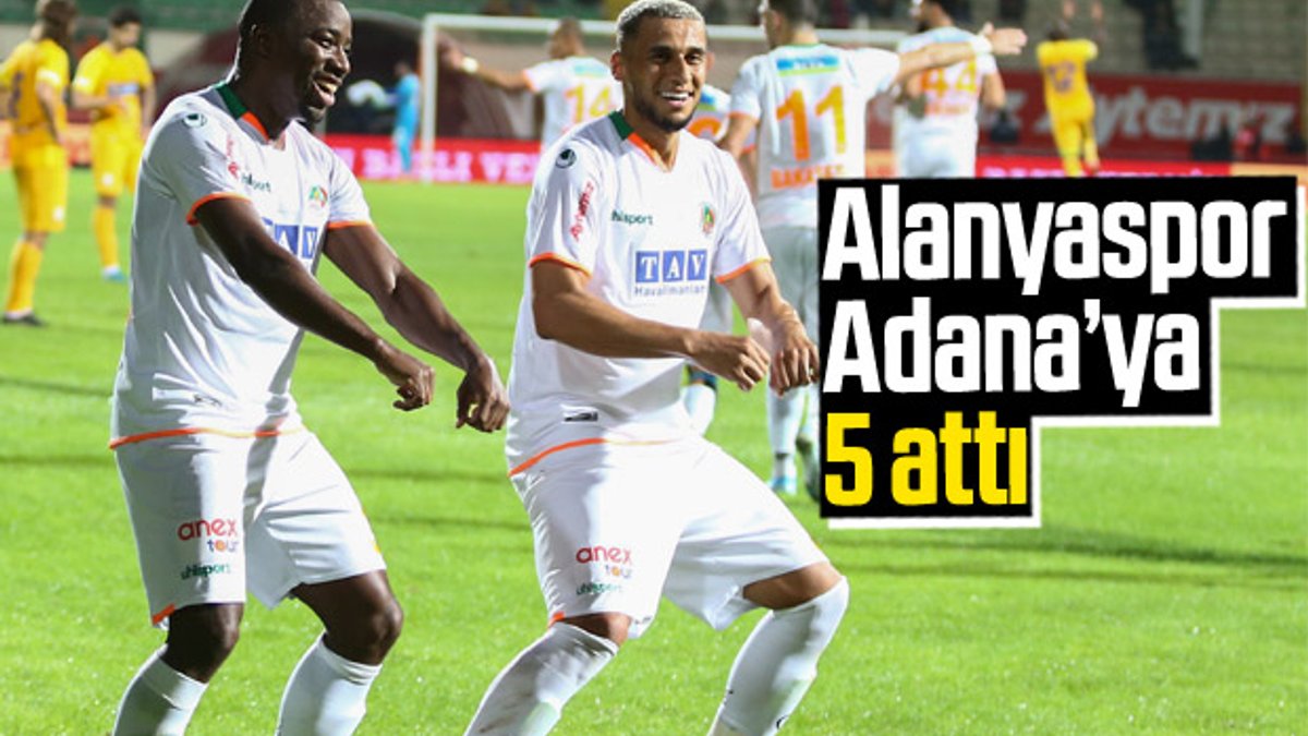 Alanyaspor, Adanaspor'u farklı geçti