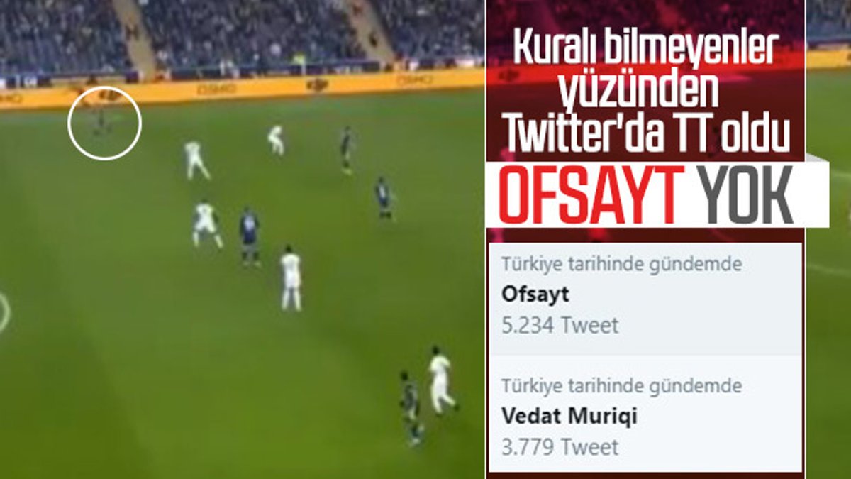Fenerbahçe'nin golünde ofsayt tartışmaları