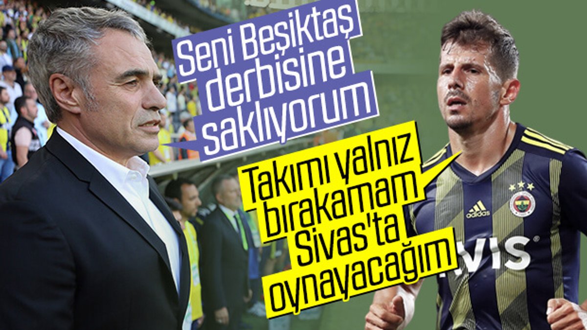 Emre Belözoğlu, Sivas maçında oynamak istiyor
