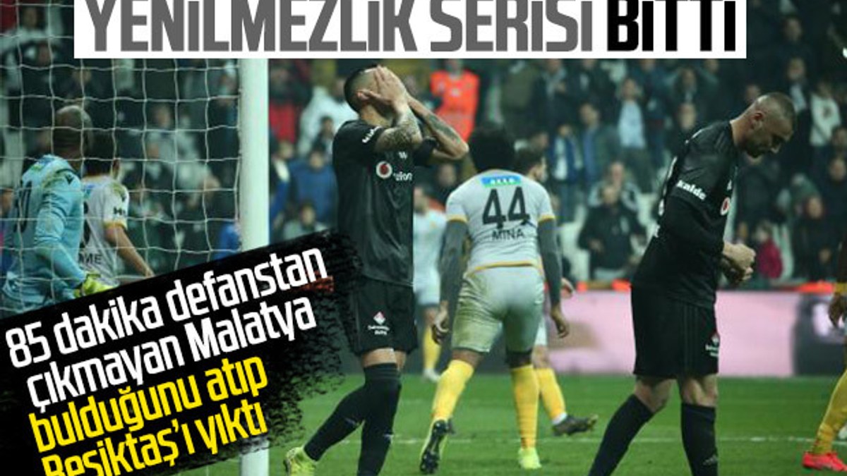 Beşiktaş son dakikalarda kaybetti