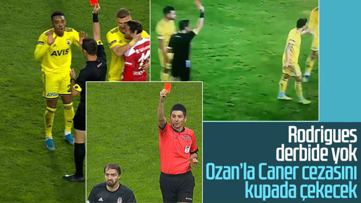 Rodrigues ile Ozan kırmızı kart gördü