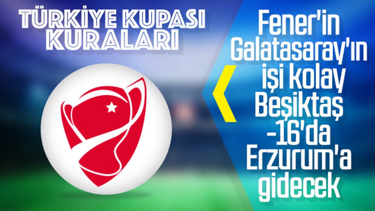 Türkiye Kupası'nda son 16 turu eşleşmeleri