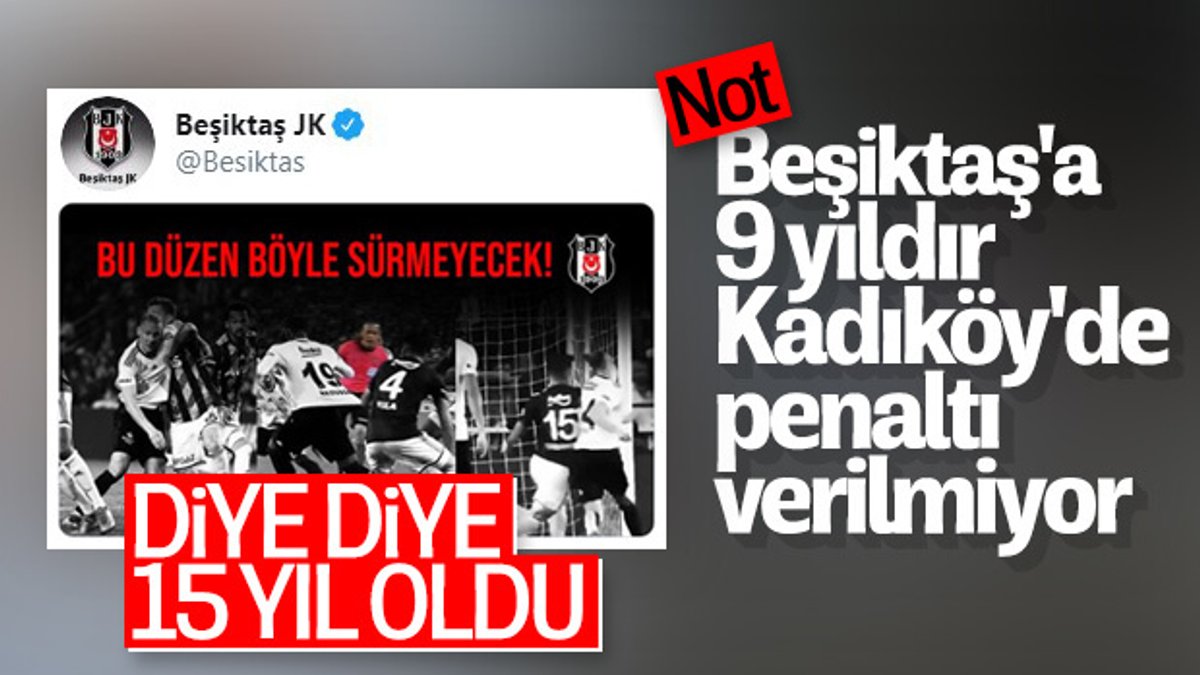 Beşiktaş: Bu düzen böyle sürmeyecek