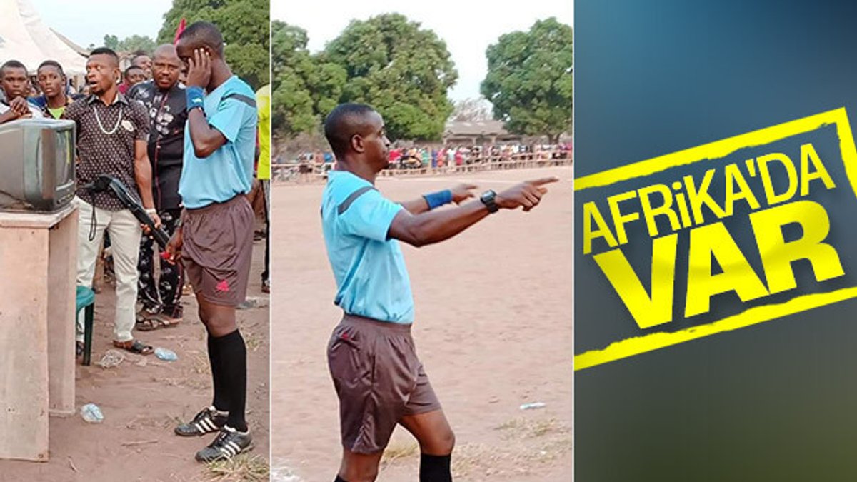 Afrika'da amatör maçta VAR uygulaması