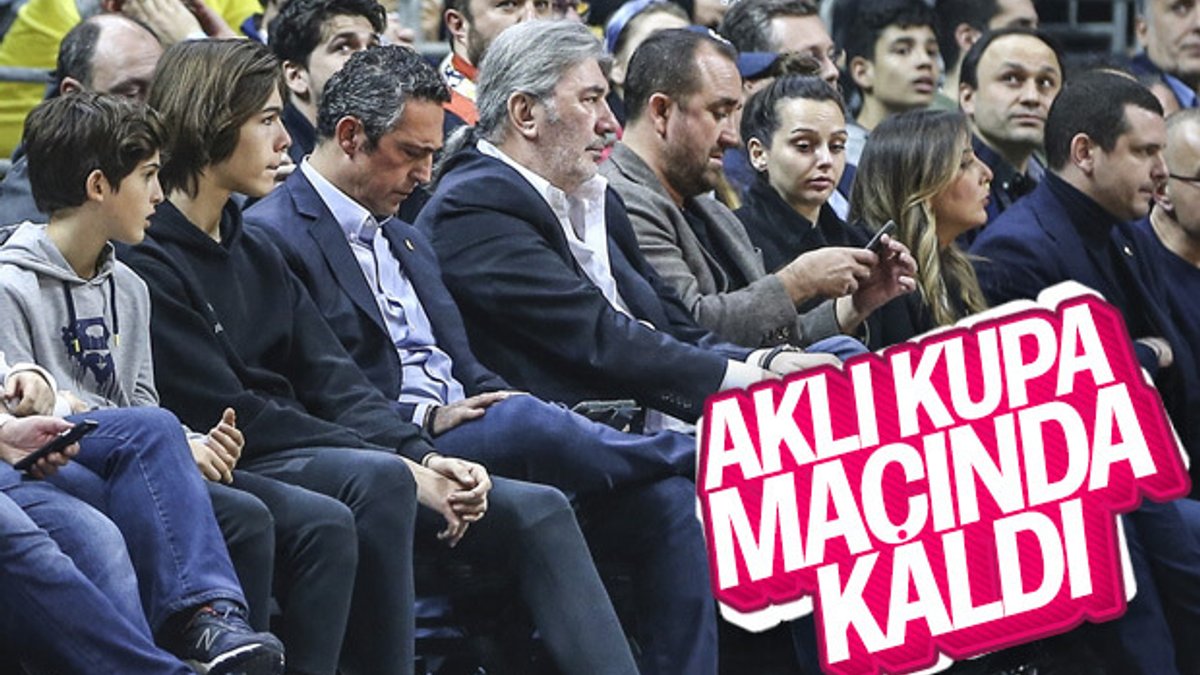 Ali Koç, basketbol maçında Kayserispor maçını izledi