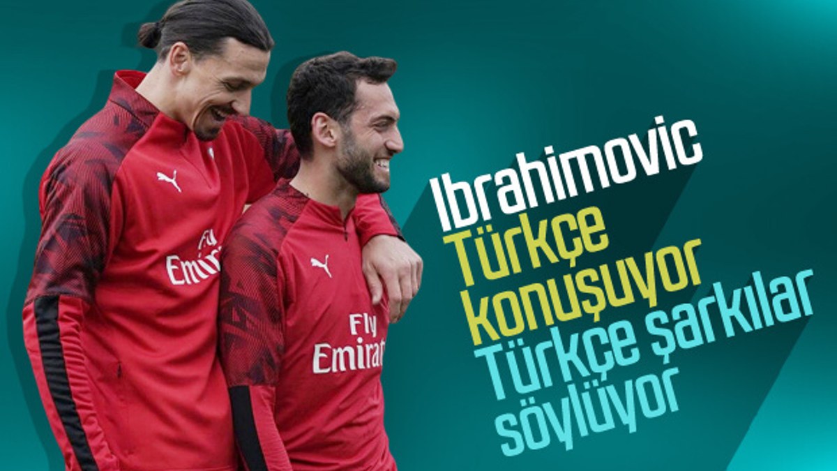 Hakan: Ibrahimovic Türkçe kelimeler biliyor