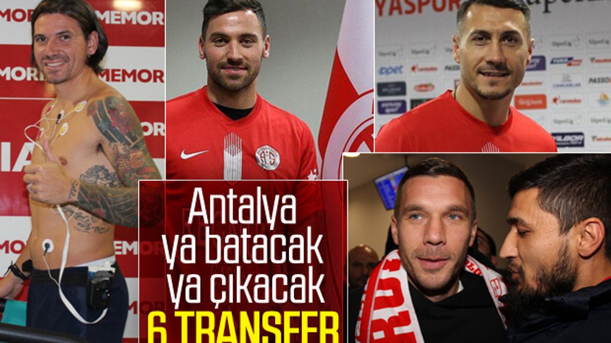 Antalyaspor 6 transfer yaptı