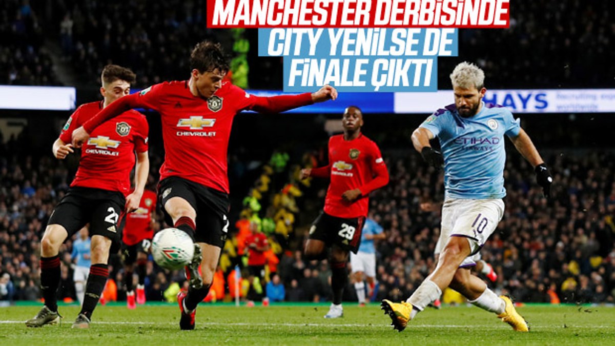 Kupada Manchester derbisi: City finalde