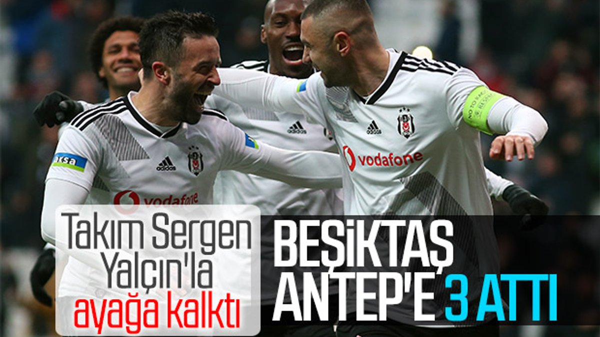 Beşiktaş, evinde Gaziantep'i mağlup etti