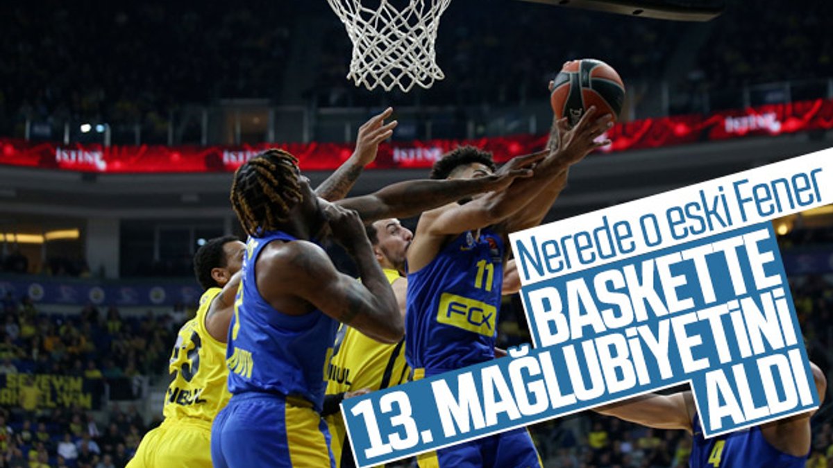 Fenerbahçe, Maccabi'ye son 2 saniyede yenildi