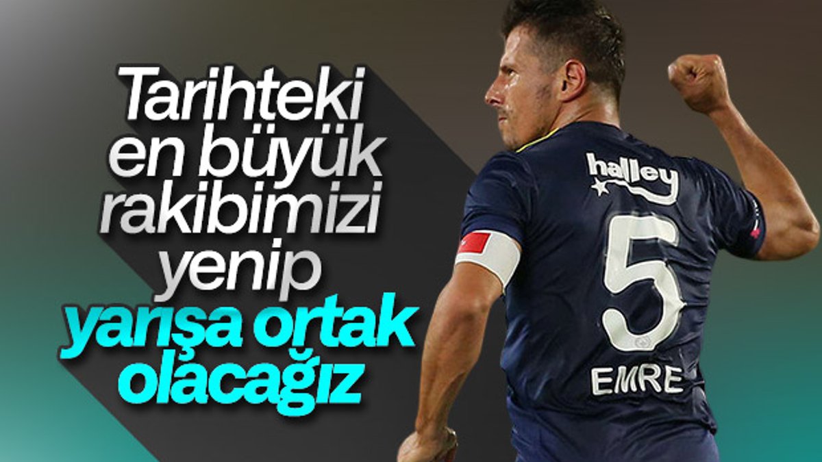 Emre Belözoğlu'nun derbi yorumu