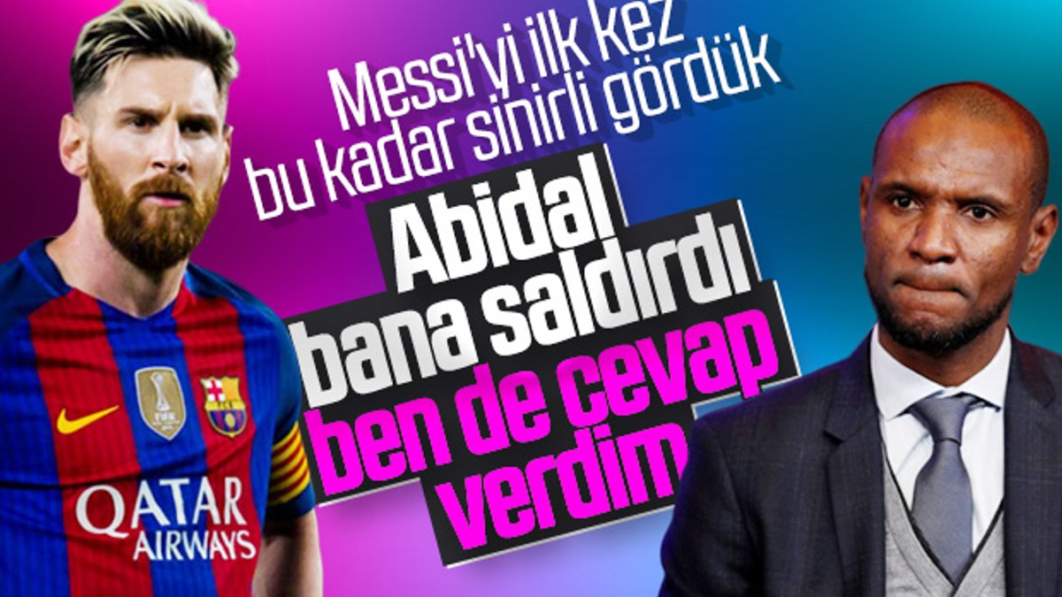 Messi: Abidal'in sözleri beni rahatsız etti