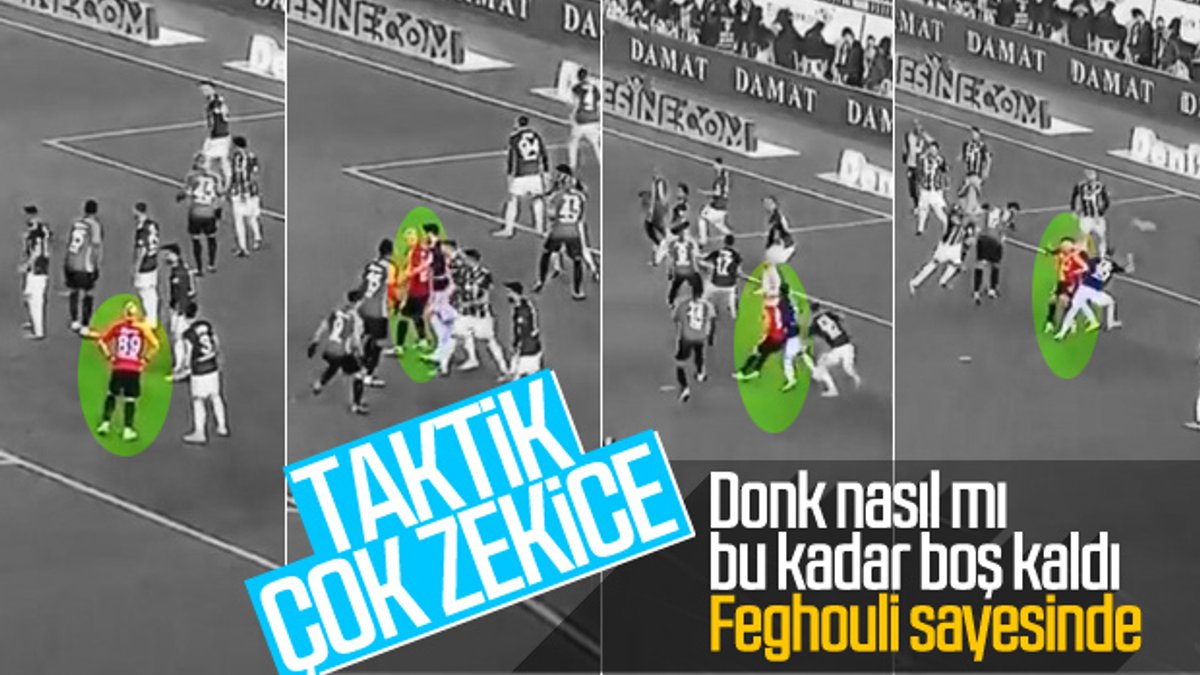 Feghouli'nin taktiği Galatasaray'a golü getirdi