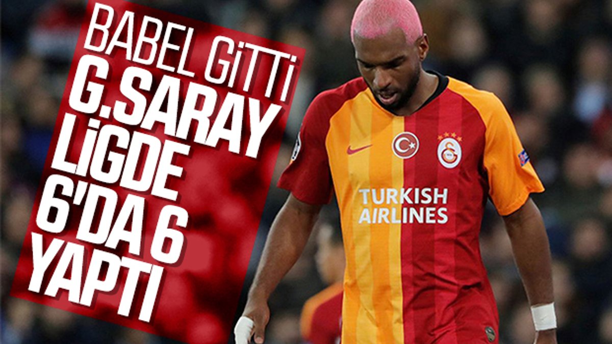 Babel gitti, Galatasaray ligde seriye bağladı