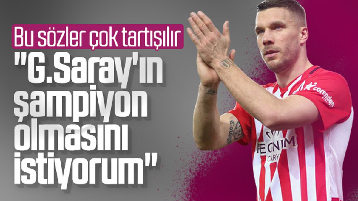 Lukas Podolski'den Galatasaray açıklaması