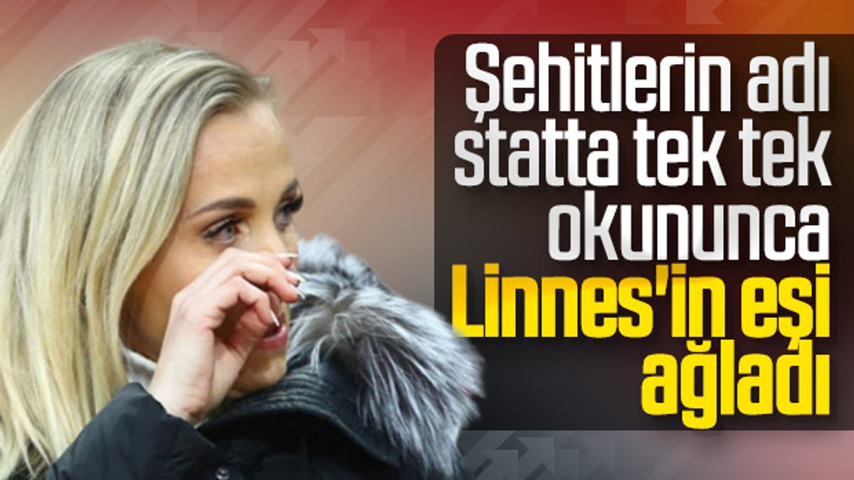 Şehitler anıldı, Linnes'in eşi ağladı