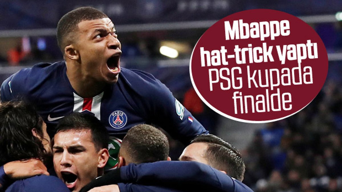 Olympique Lyon'u yenen PSG, Fransa Kupası'nda finalde