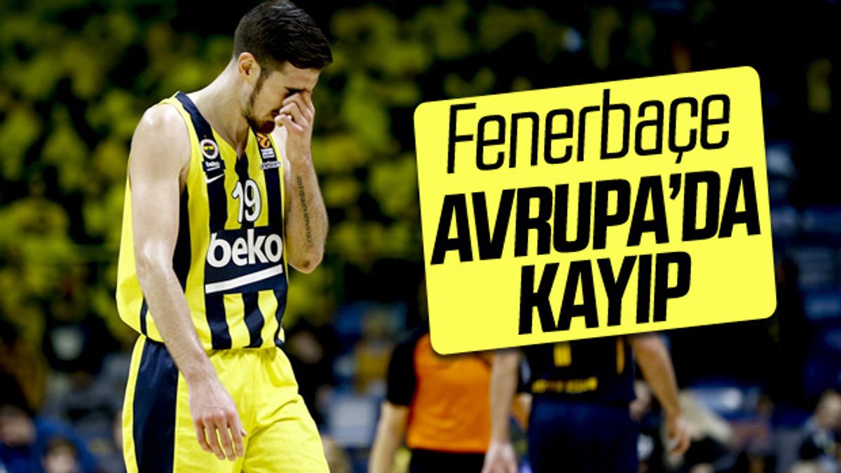 Fenerbahçe Avrupa Ligi'nde Khimki'ye yenildi