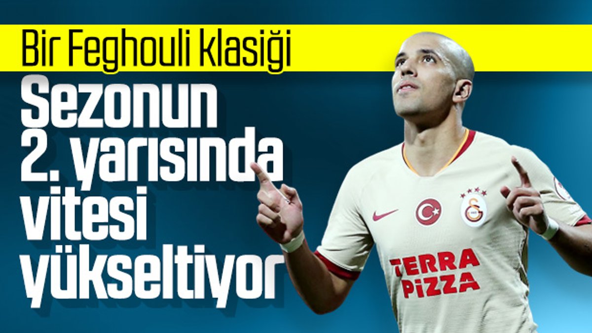 Galatasaray'da Feghouli, ikinci yarılarda açılıyor